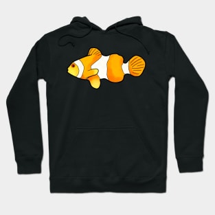 Clown Fish Artistic Ocean Marine Life Aquarium Hoodie